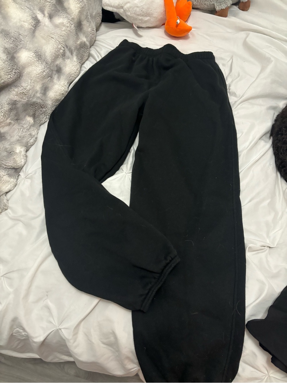 Athletic Works Black Fleece Jogger Pants
